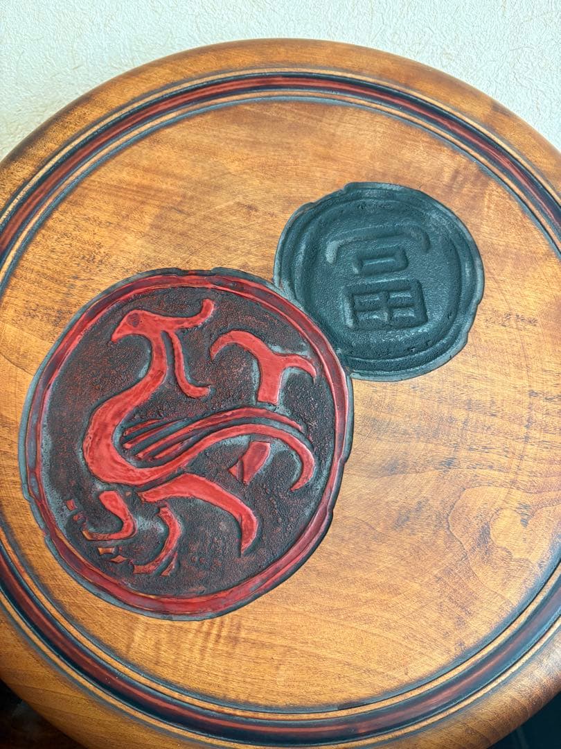 【烏城彫茶櫃】☆登録商標付☆取込盆　岡山県：漆芸　煎茶道具