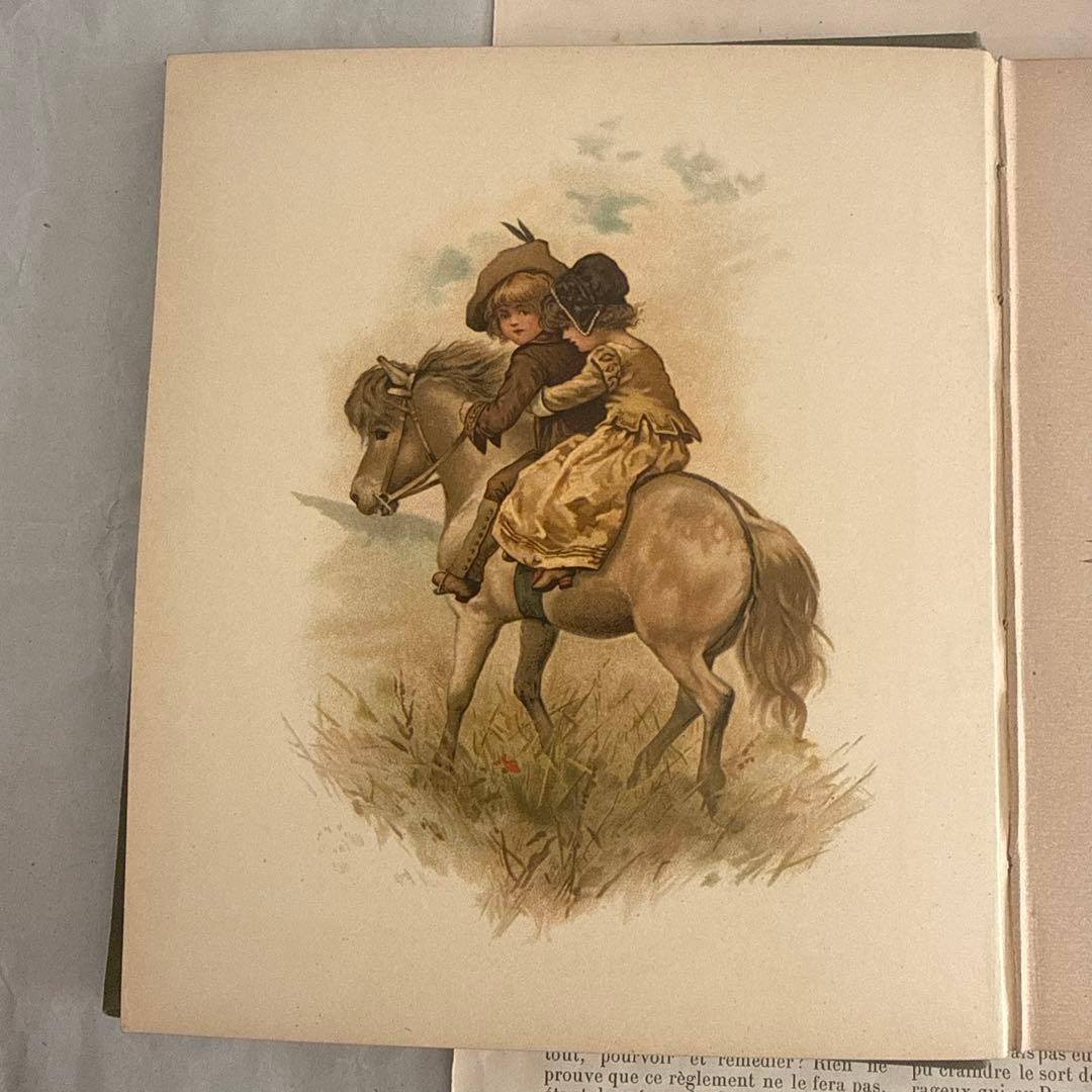 稀少アンティーク美しい挿絵のヴィクトリアン絵本　洋書ジャンクジャーナル古書