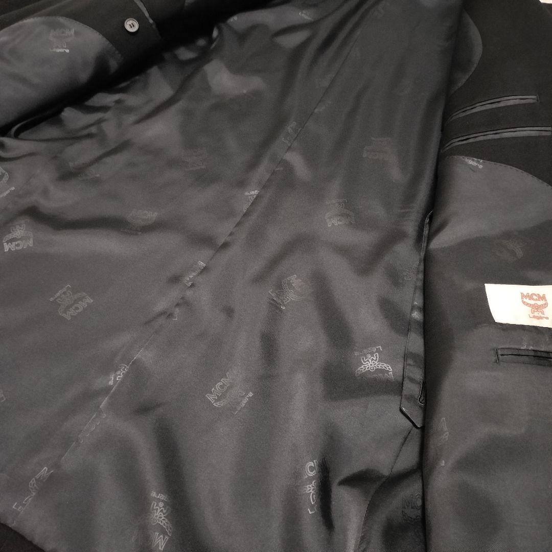 【美品】MCMエムシーエム スーツ セットアップ ブラック BB8 2XL
