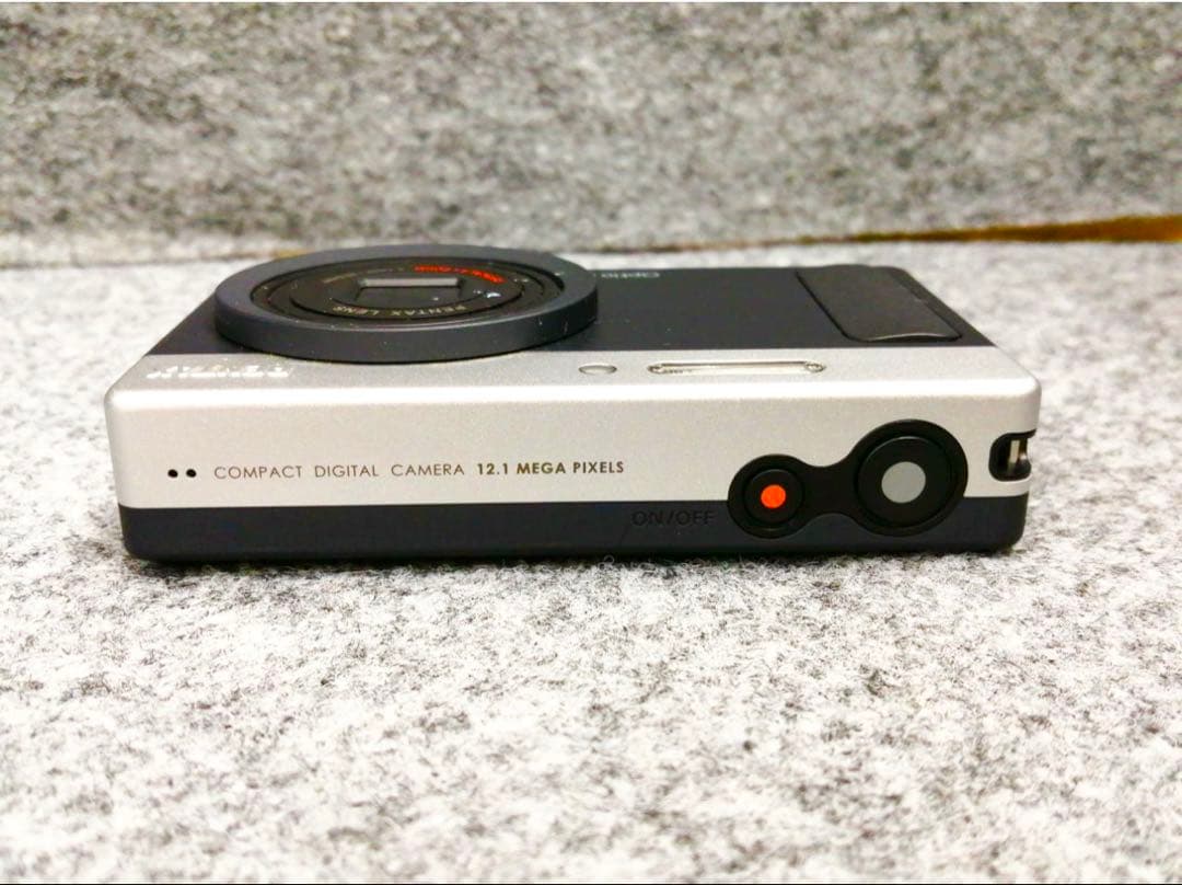 PENTAX optio H90 ブラック×シルバー　コンパクトデジタルカメラ