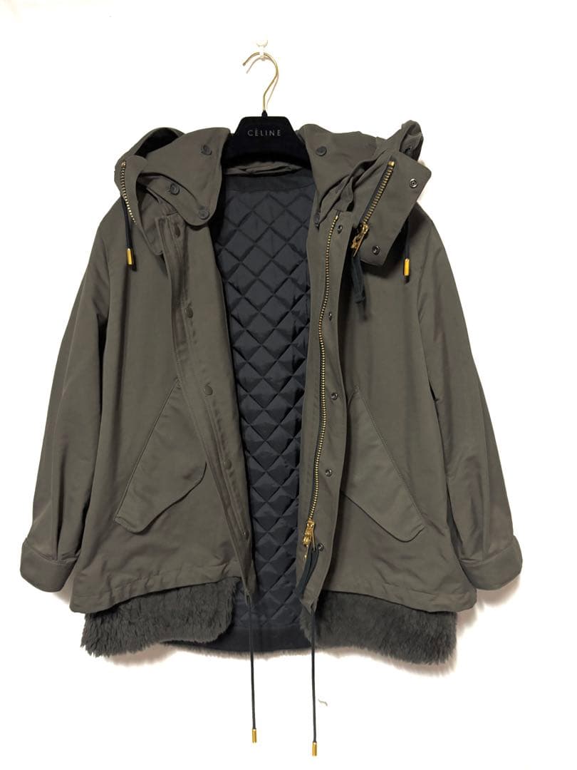 未使用◆THE RERACS ライナーベスト付きモッズコート アウター 定番