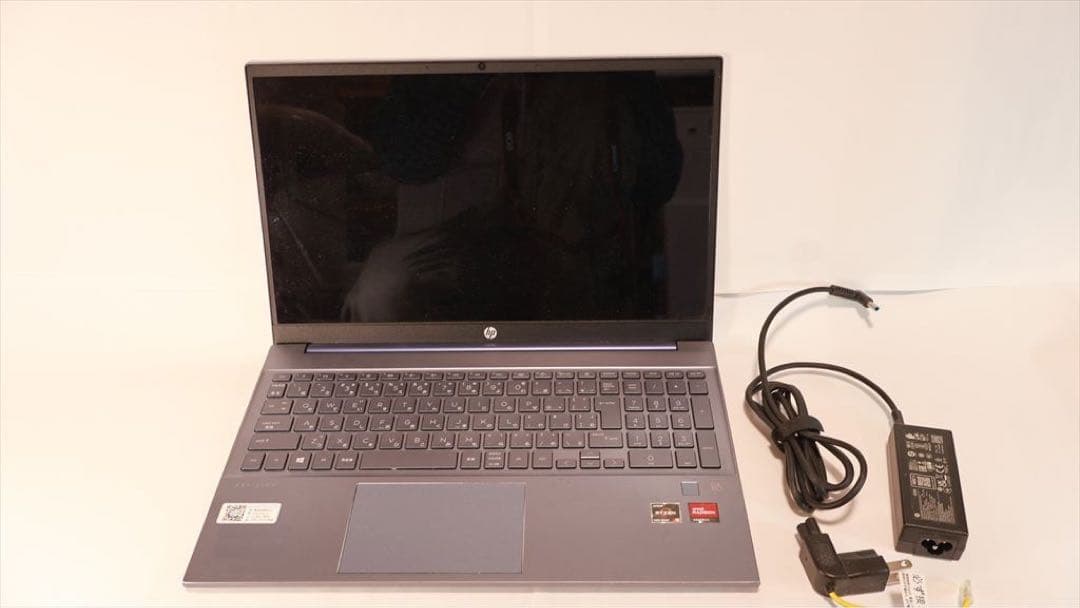 HP ノートPC グレー ACアダプター付き