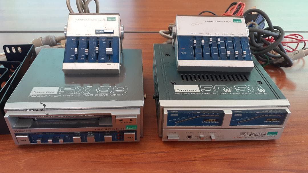 SANSUI 　カーステレオバルド (Bardo) 　最上級モデル　 ジャンク品