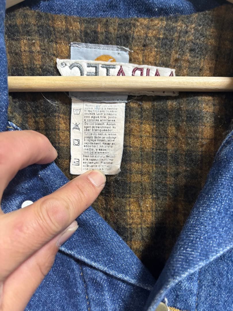 キ*イ様 激レア！Carhartt ヴィンテージ　usa製 デニム カバーオール