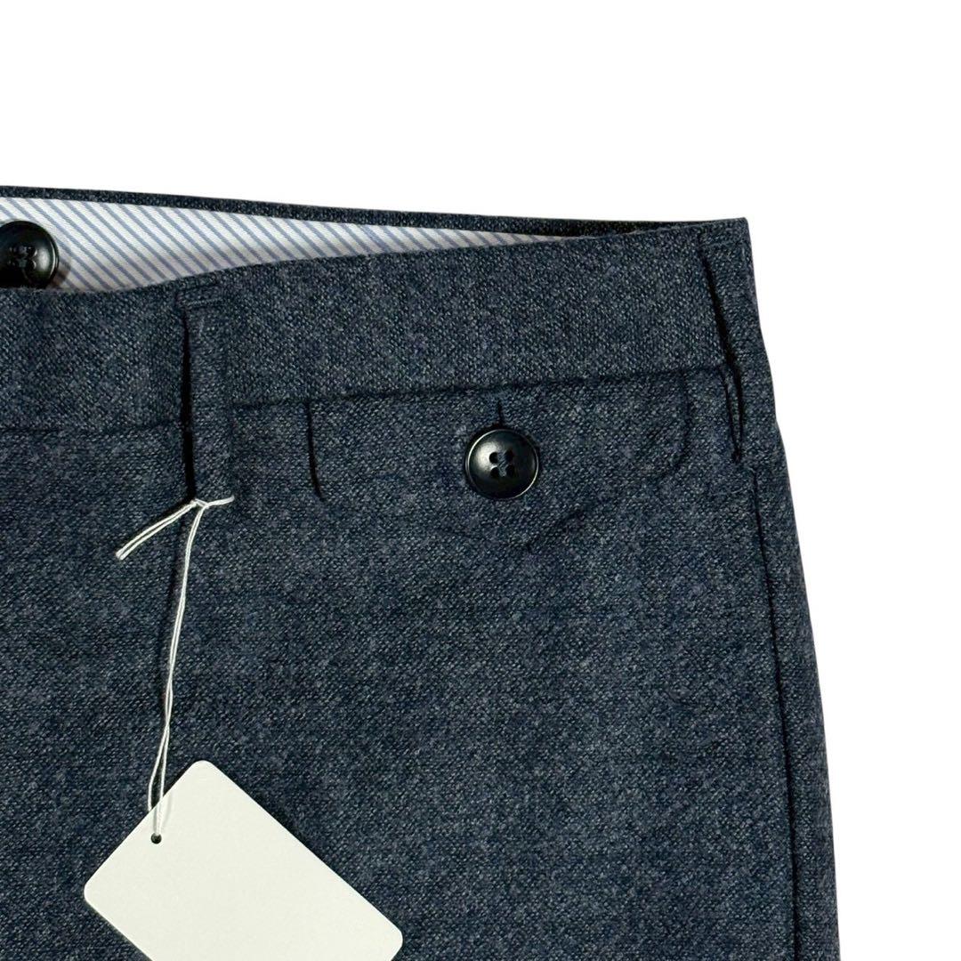 【美品】Rota ダークグレー スラックス　46 上質素材　カシミヤ　ウール