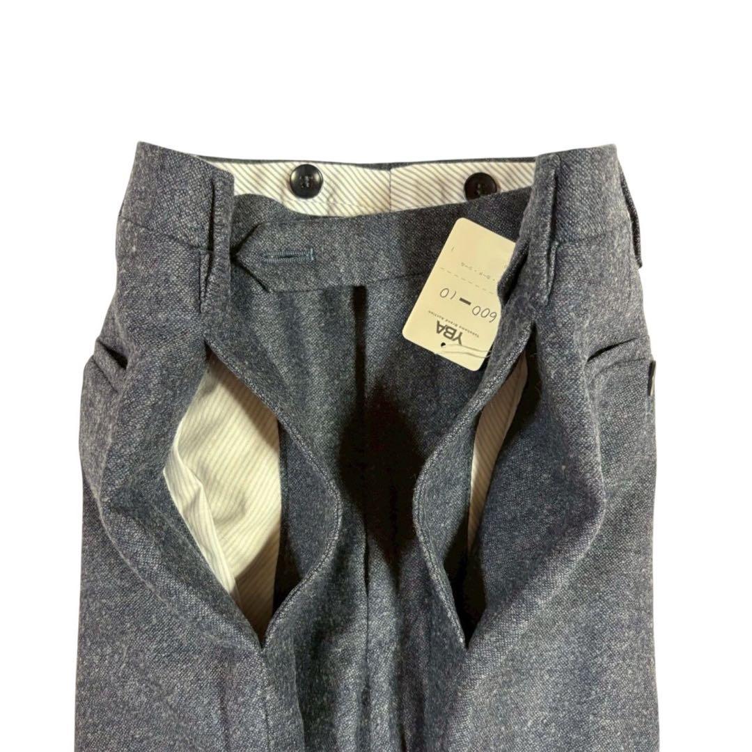 【美品】Rota ダークグレー スラックス　46 上質素材　カシミヤ　ウール