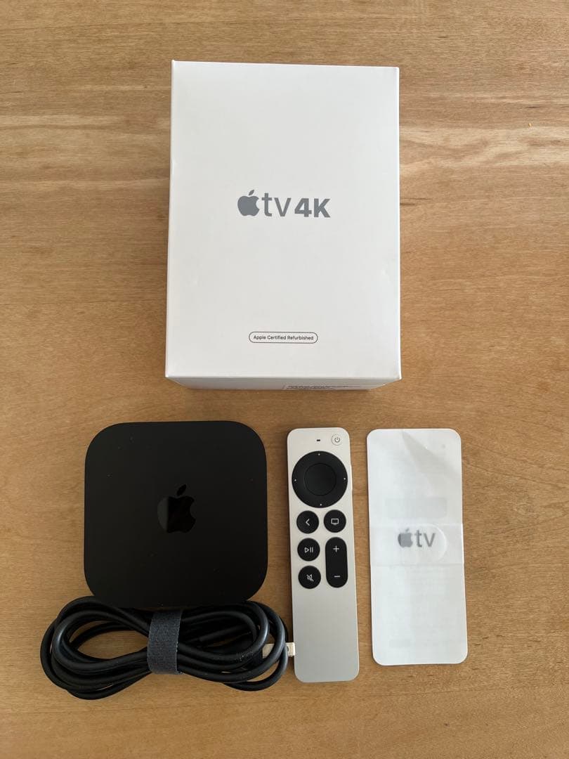 Apple TV 4K (第3世代) 本体 + リモコン + ケーブル