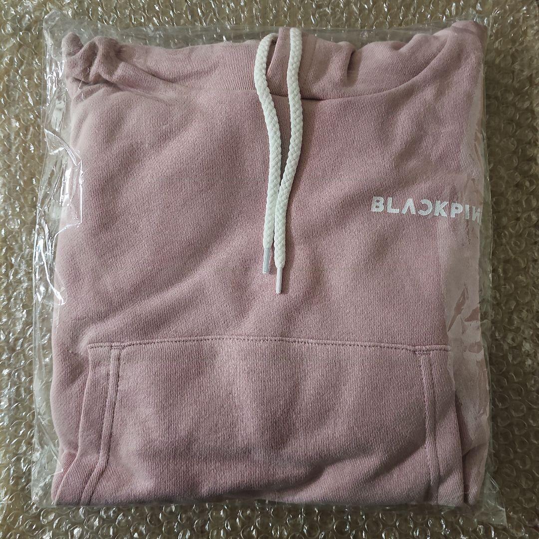 定価以下！Blackpink プルオーバーフーディー　ショート　パーカー　ピンク
