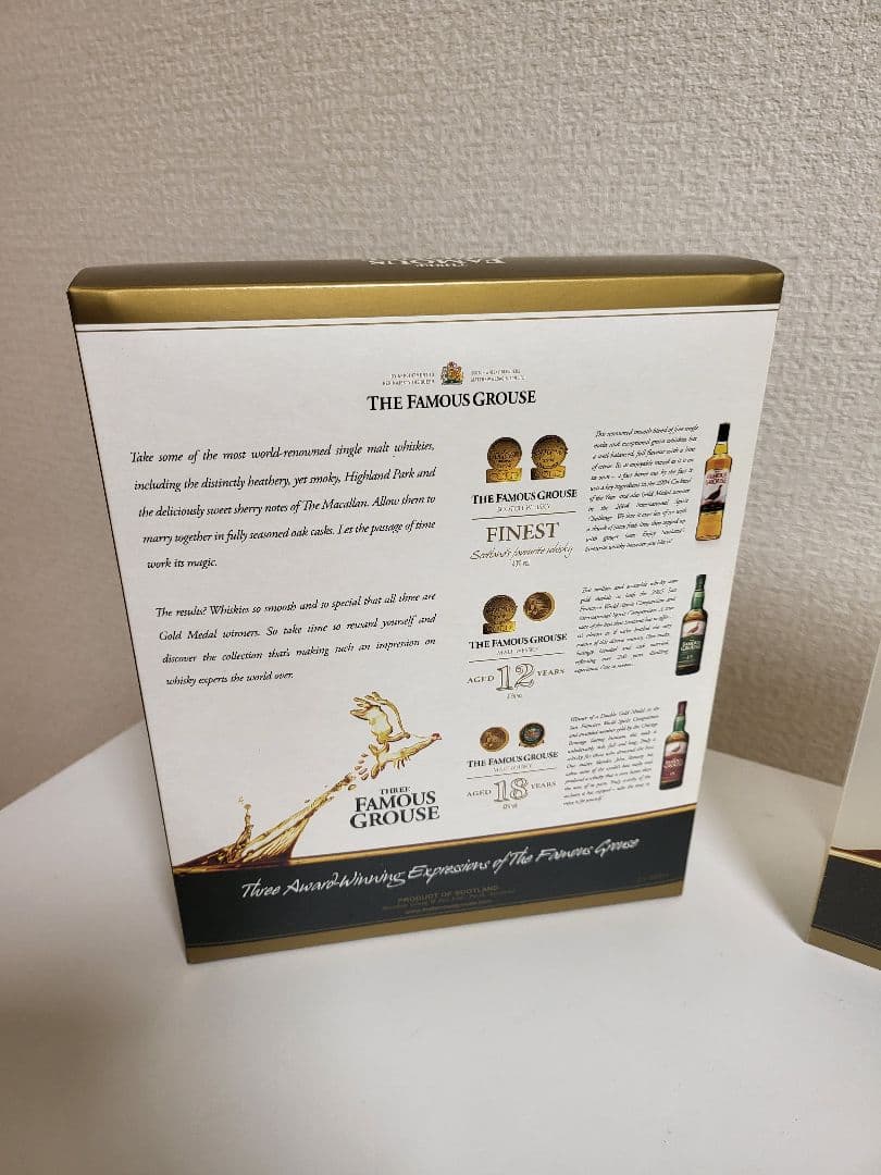 【箱付き 】ザ　フェイマスグラウス１８年＋１２年セット