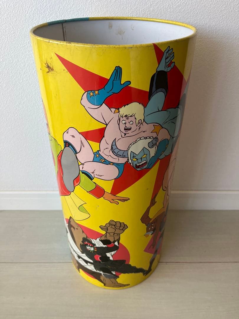 激レア　キン肉マン　ゴミ箱　ごみ箱　ダストボックス　約40年前　昭和