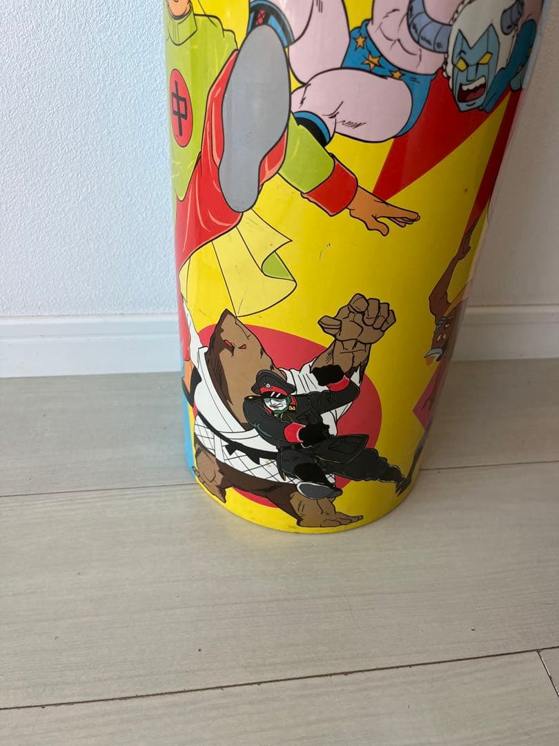 激レア　キン肉マン　ゴミ箱　ごみ箱　ダストボックス　約40年前　昭和