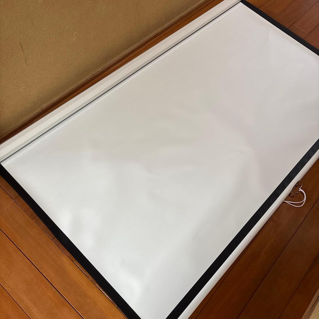 プロジェクタースクリーン カラビナ付き