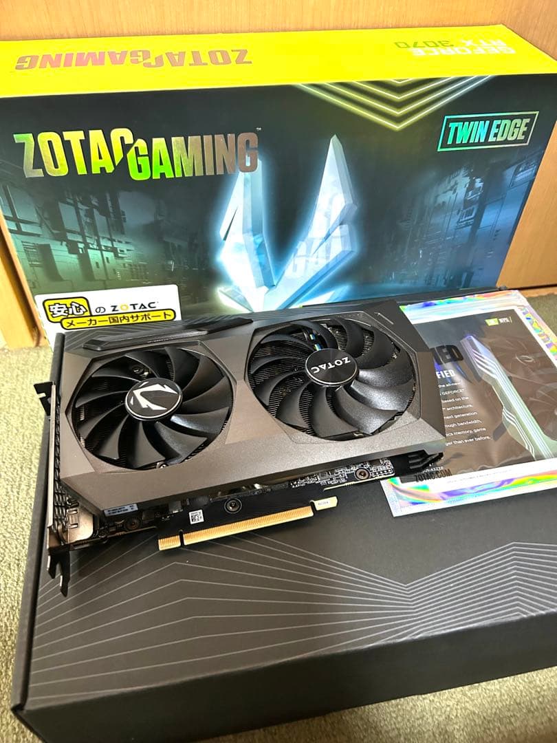 【ジャンク】ZOTAC GAMING RTX 3070 TWIN EDGE