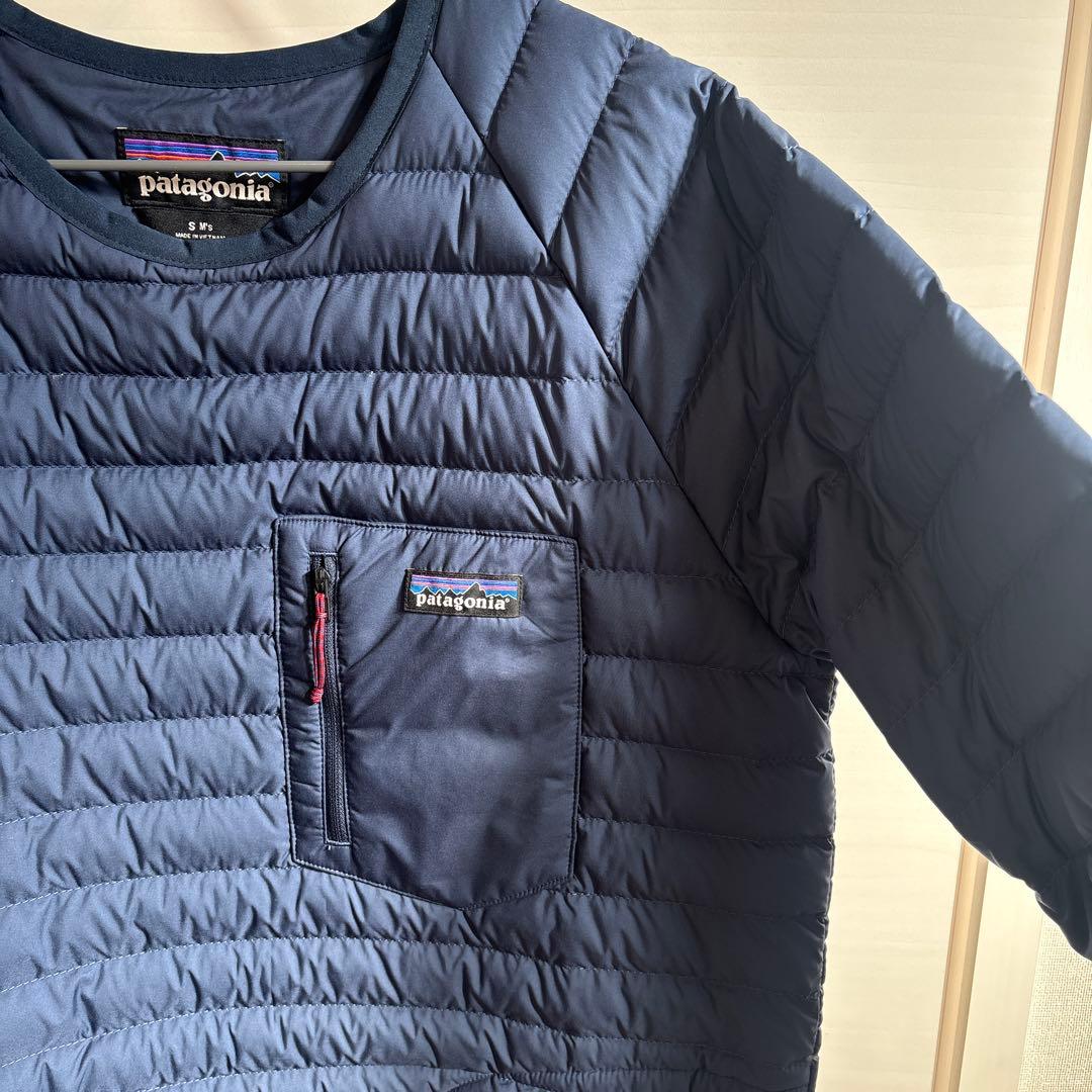 専用　patagonia ネイビー ダウンジャケット S サイレント　クルー