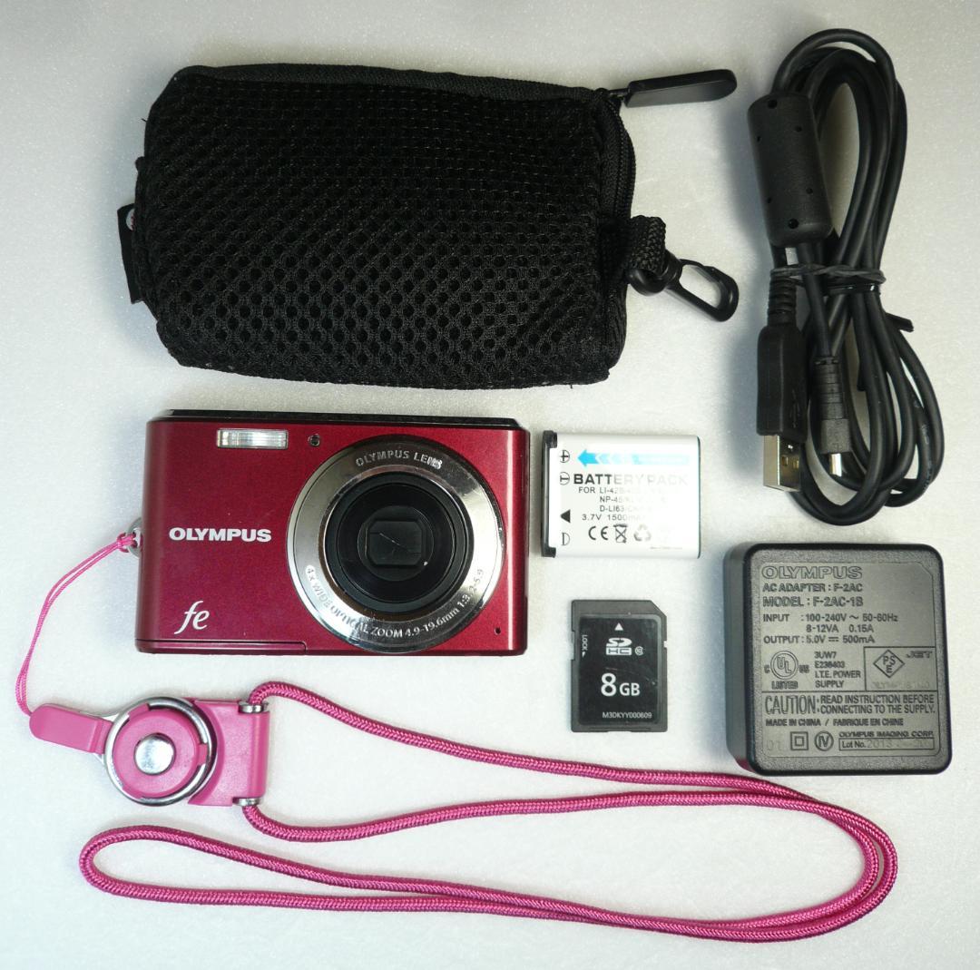 OLYMPUS FE-4050❤️新品バッテリー⭕️実働品★4倍★1200万画素