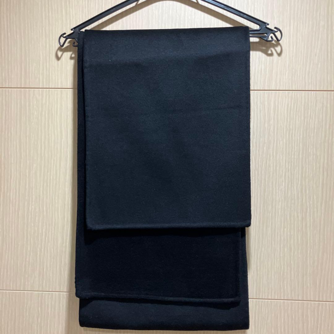 sasaki様　　新品未使用　CHAROL 黒 ハーフコートマフラー付