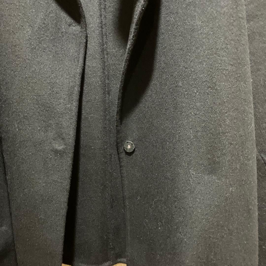 sasaki様　　新品未使用　CHAROL 黒 ハーフコートマフラー付