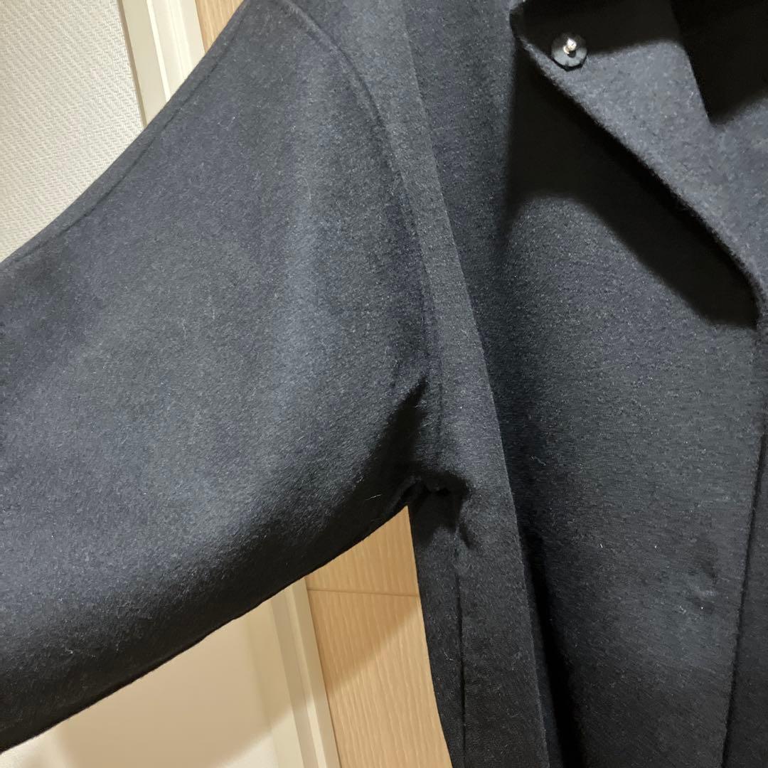 sasaki様　　新品未使用　CHAROL 黒 ハーフコートマフラー付