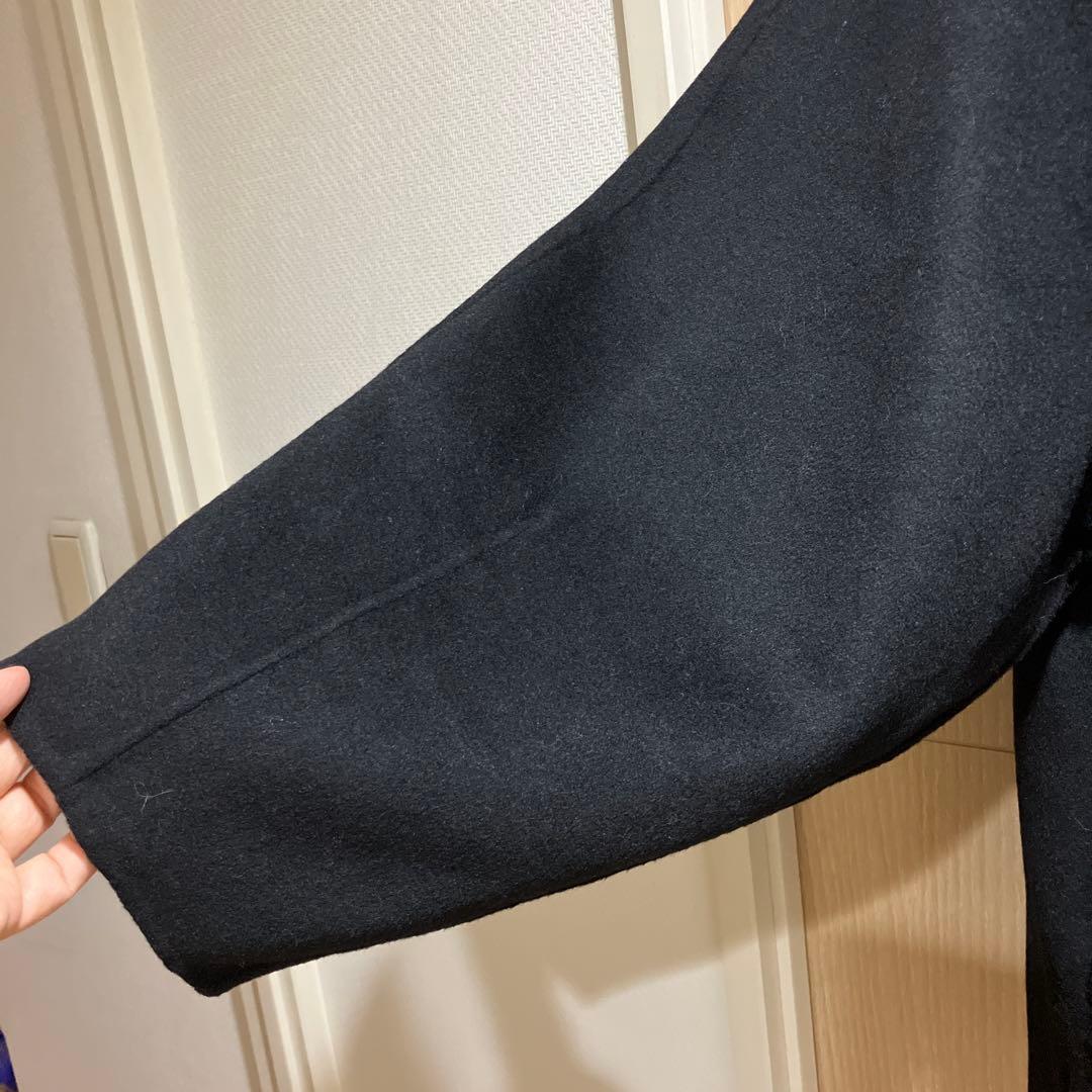 sasaki様　　新品未使用　CHAROL 黒 ハーフコートマフラー付