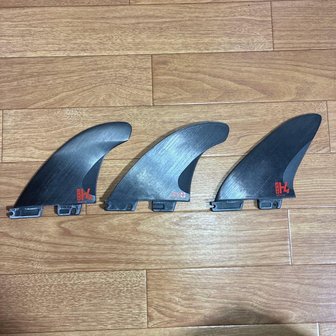 サーフボードフィンセット H4 ミディアム3枚セット