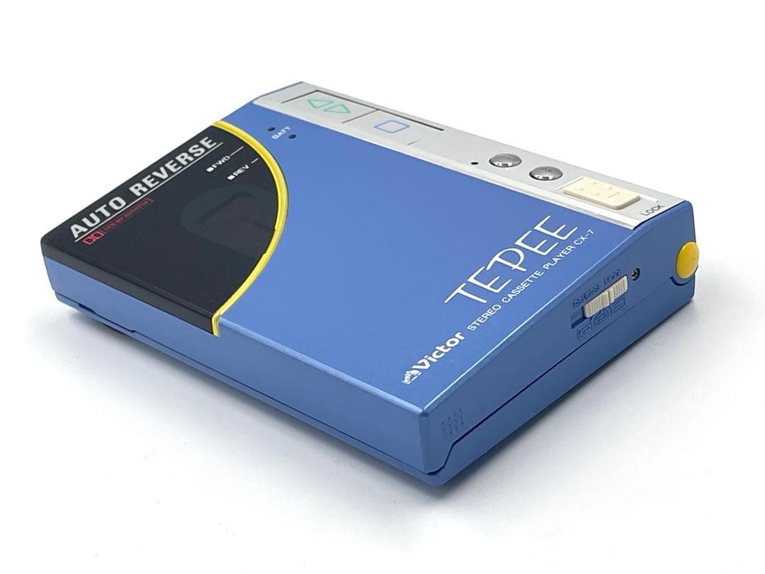 ジャンク　外観美品　victor CX-7 TEPEE カセットプレーヤー