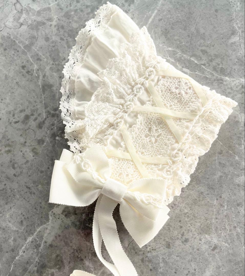 ボンネ風ヘッドドレス