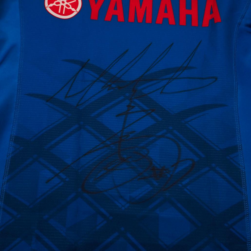 タグ付き未使用 選手直筆サイン入り静岡ブルーレヴズ1stオーセンティックジャージ