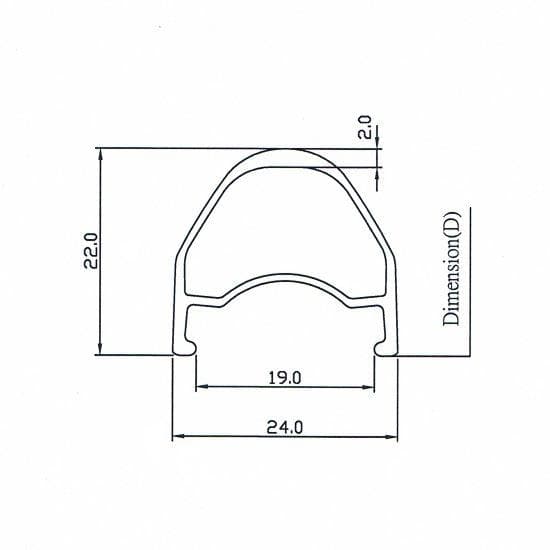 Wicked Wheel Works 700cアルミ製リム