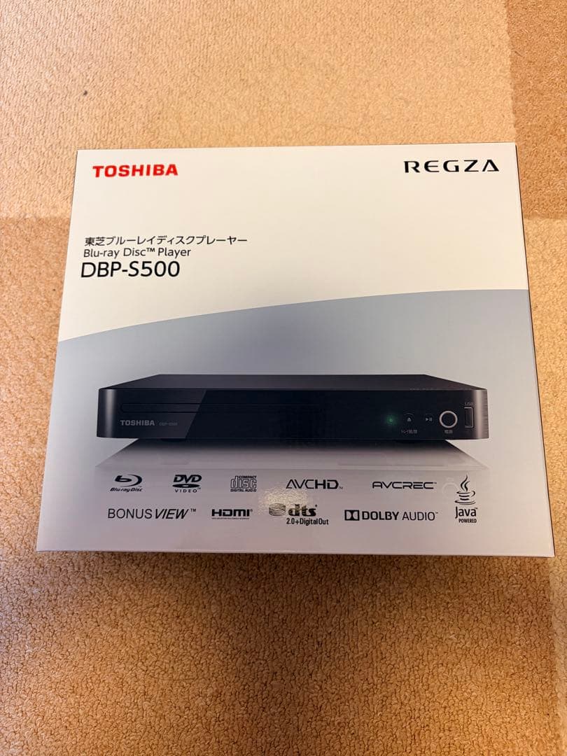 TOSHIBA REGZAブルーレイディスクプレーヤー DBP-S500