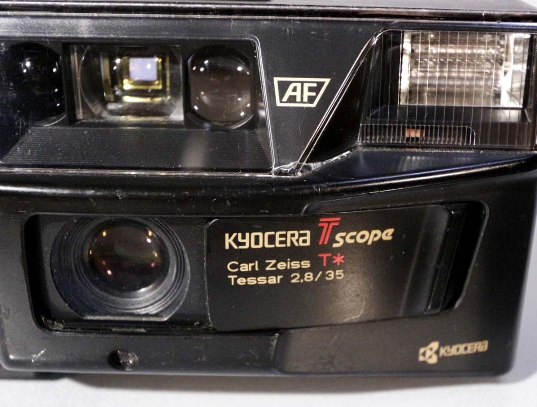 稀少■京セラ■フィルムカメラ■T Scope Carl Zeissレンズ 動作品