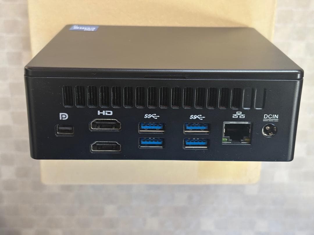 ミニPC　i7-1185G7　32GB　M.2SSD 1TB　Win11 Pro