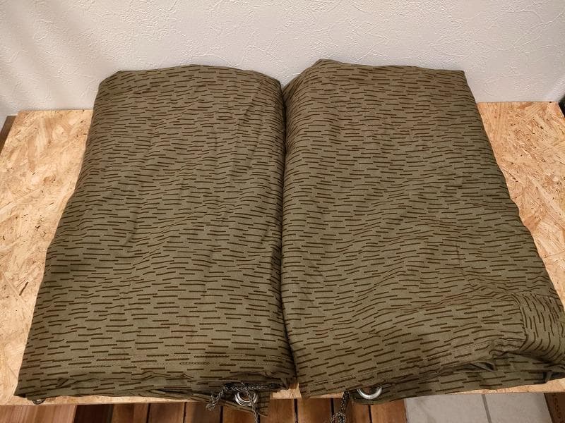 美品　東ドイツ軍　軍幕ポンチョテント 2枚セット