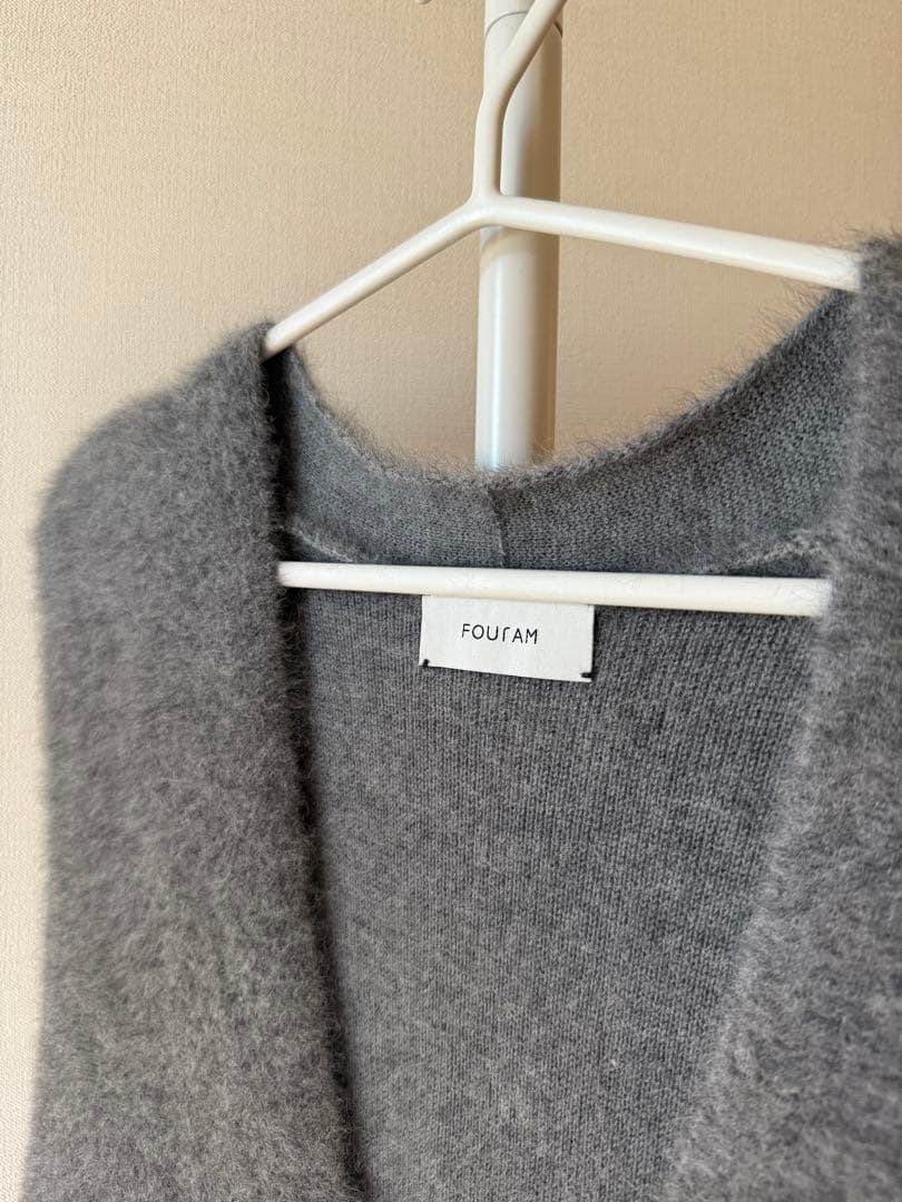 FOURAMニットベスト グレー