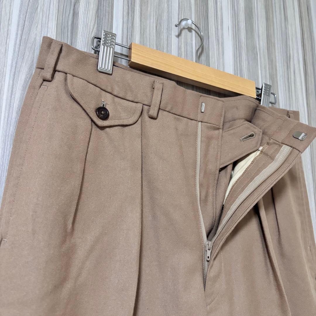 【希少なウール素材】 90s ラルフローレン ウールスラックス ポロチノ