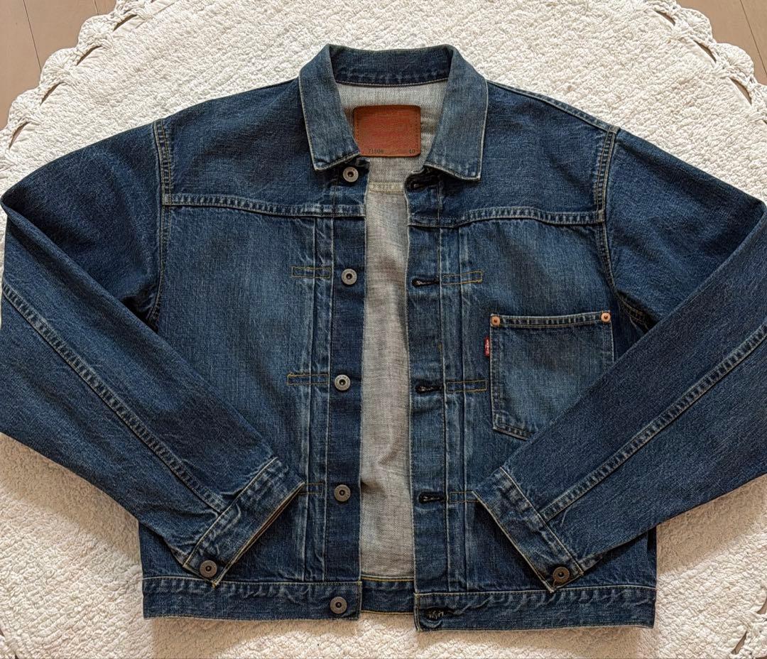 美品93年製リーバイス1st506xx71506日本製40大戦モデル赤耳XL紺