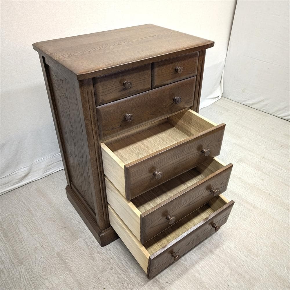 美品　山室家具　旭川　エスポアール　リビングチェスト　タンス　チェスト　ドロワー