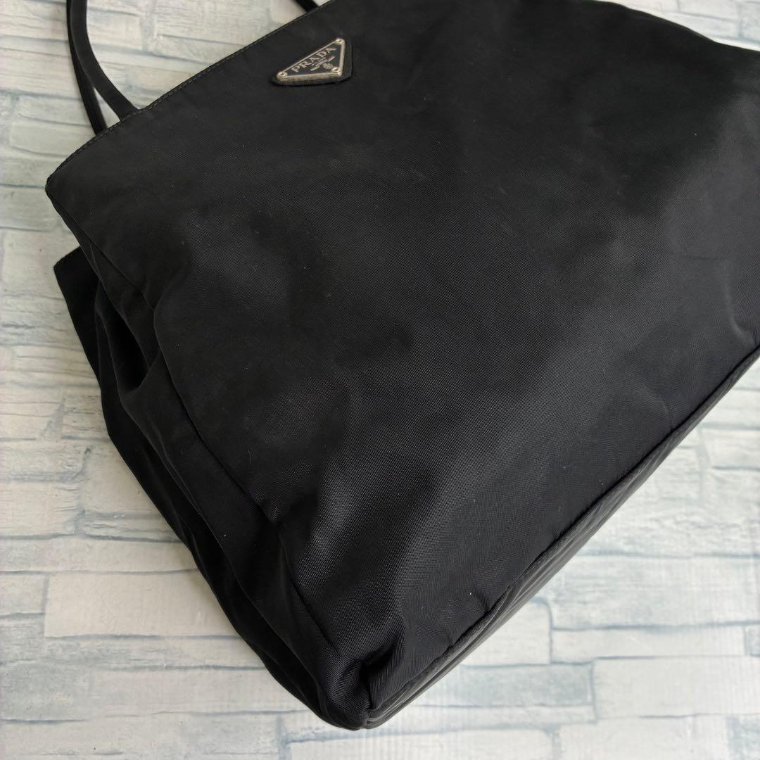 美品　155 PRADA プラダ　ハンドバッグ　トートバッグ　ブラック　qj4