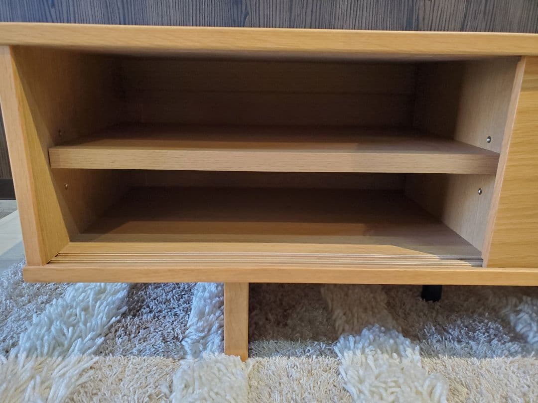 無印良品 オーク材　TVボード　テレビ台　ローボード