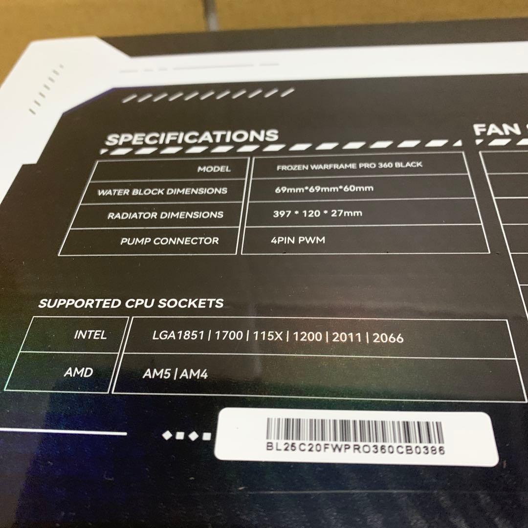 THERMALRIGHT FW PRO 360 Black CPU クーラー