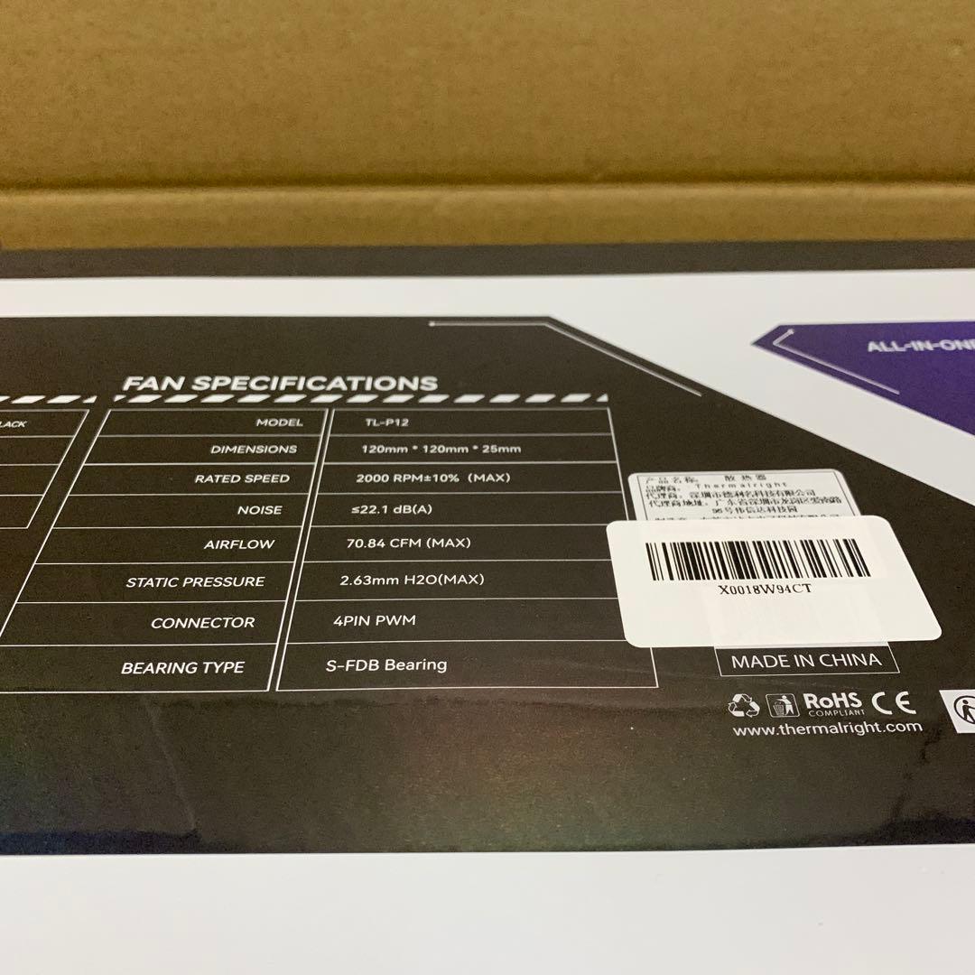 THERMALRIGHT FW PRO 360 Black CPU クーラー