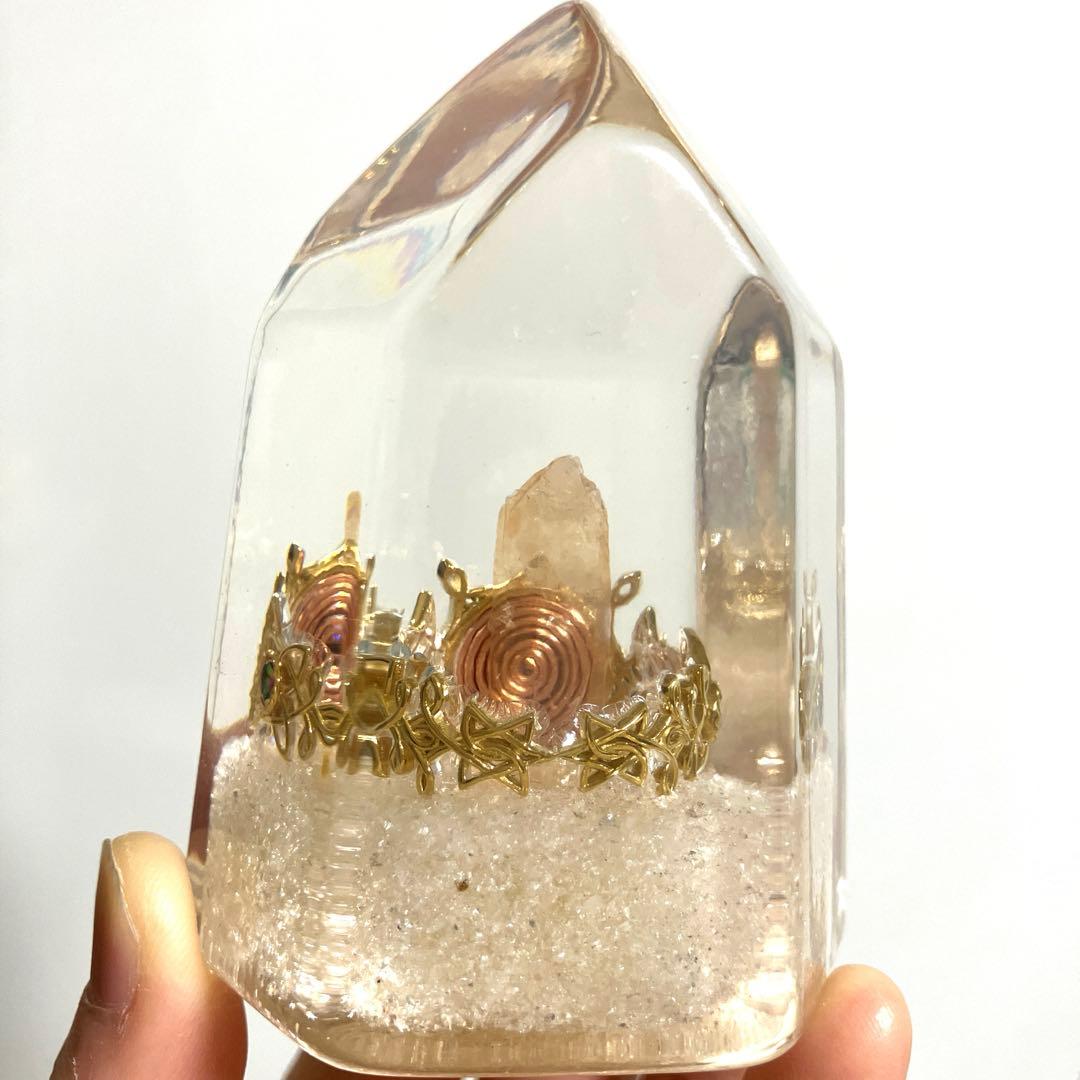 光波動　クリスタルオルゴナイト　ヴォイス製品　高次元へと引き上げ変容を促す