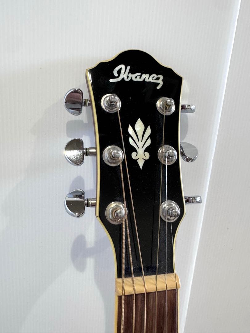 Ibanez ケース付き エレアコ、エレクトリックアコースティックギター