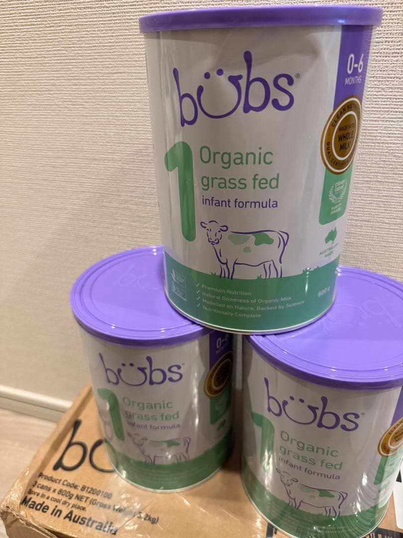 バブズ　オーガニック粉ミルク　0〜6ヶ月