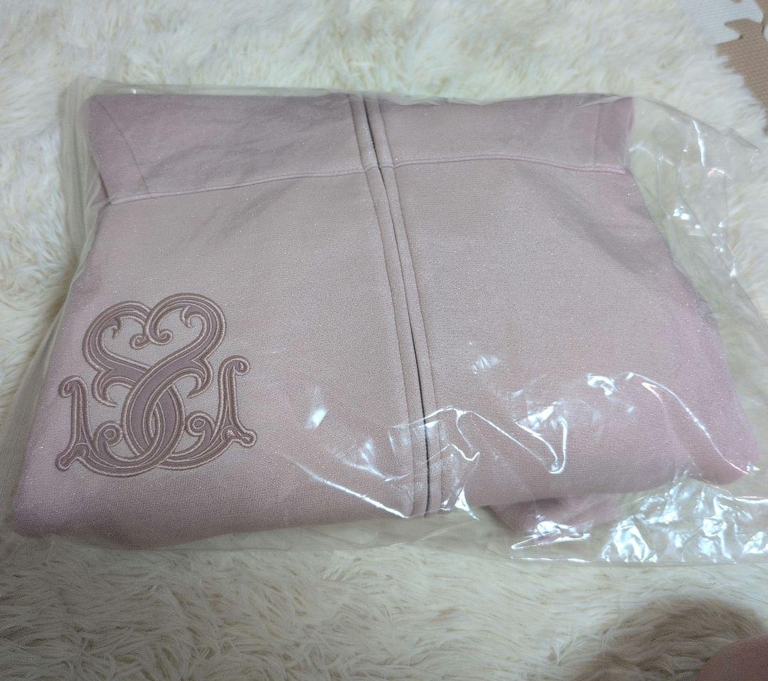 新品タグあり SNIDEL / スナイデル ボリュームパーカー ピンク