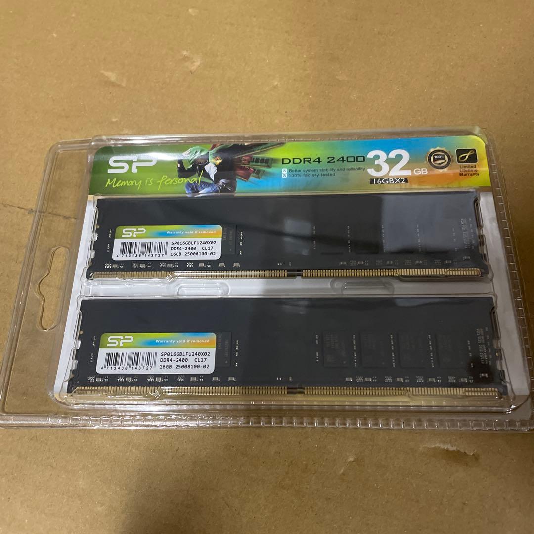シリコンパワー SP Silicon PowerデスクトップPC用メモリ 新品