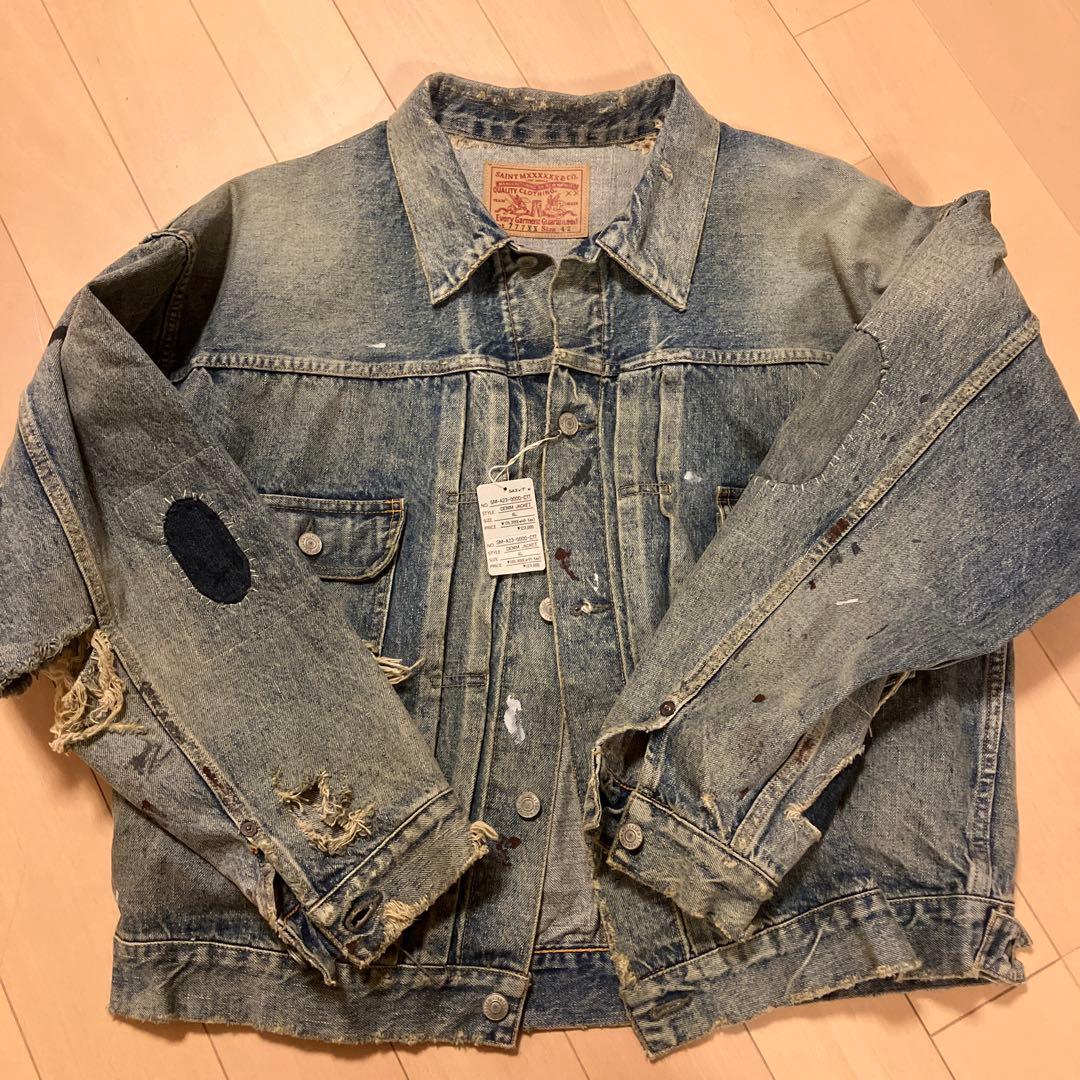 セントマイケル　デニムジャケット XLサイズ　試着のみ