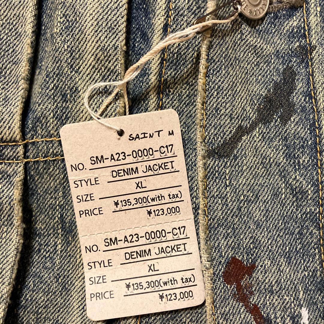 セントマイケル　デニムジャケット XLサイズ　試着のみ