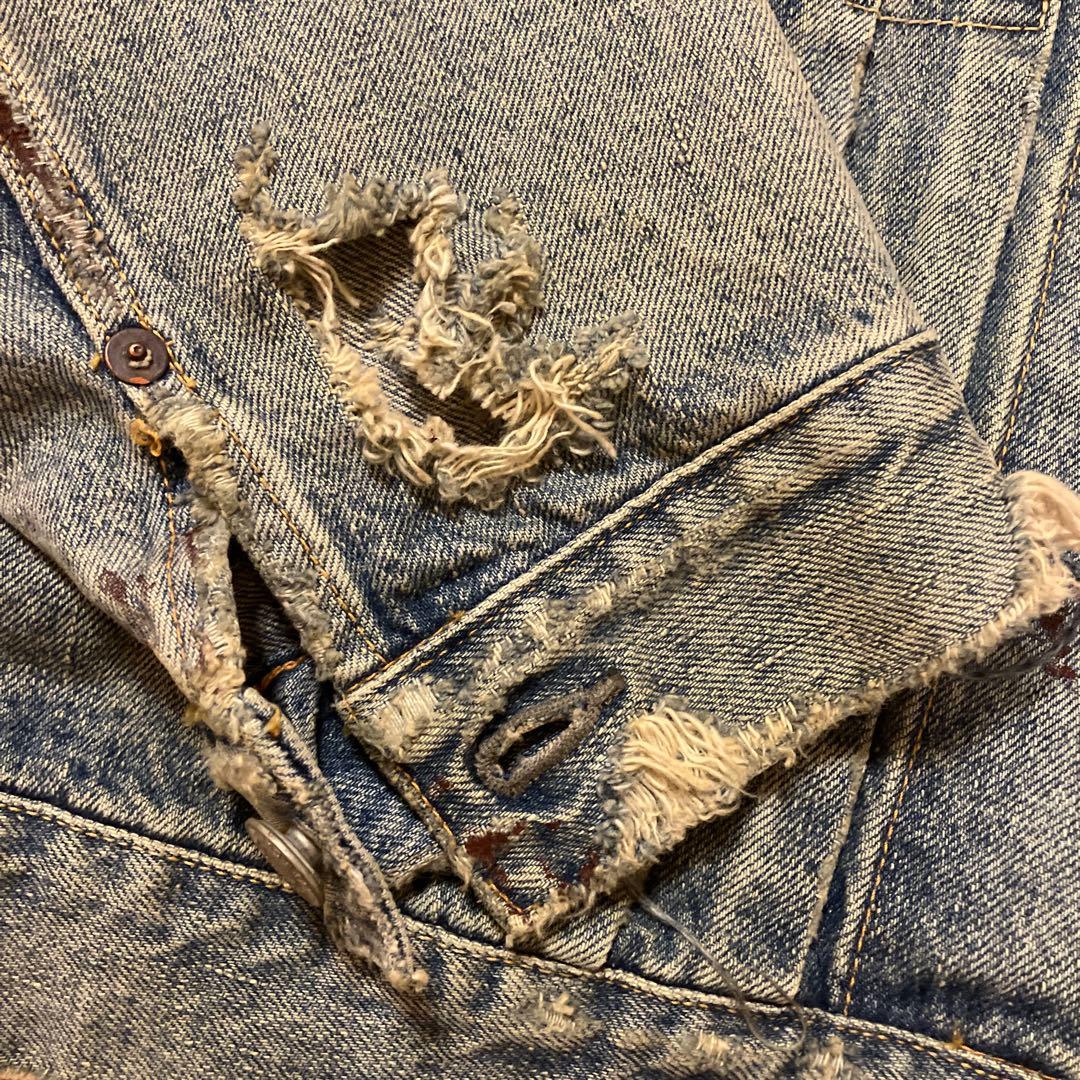 セントマイケル　デニムジャケット XLサイズ　試着のみ