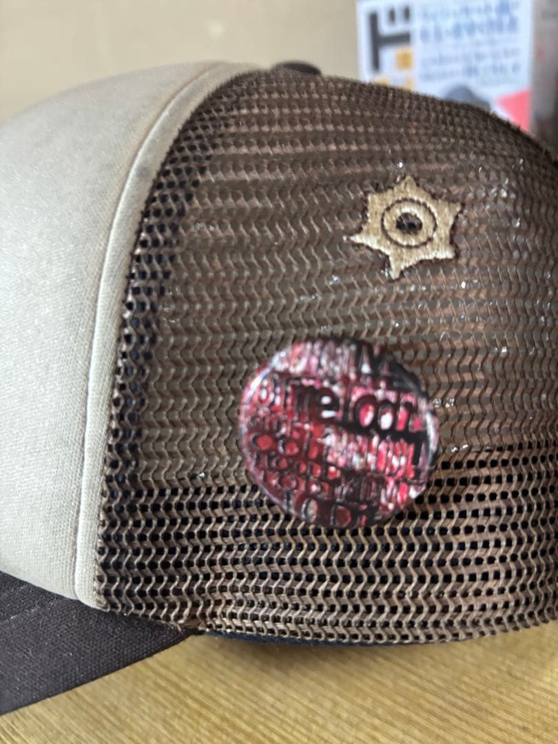 passion茶色メッシュキャップ