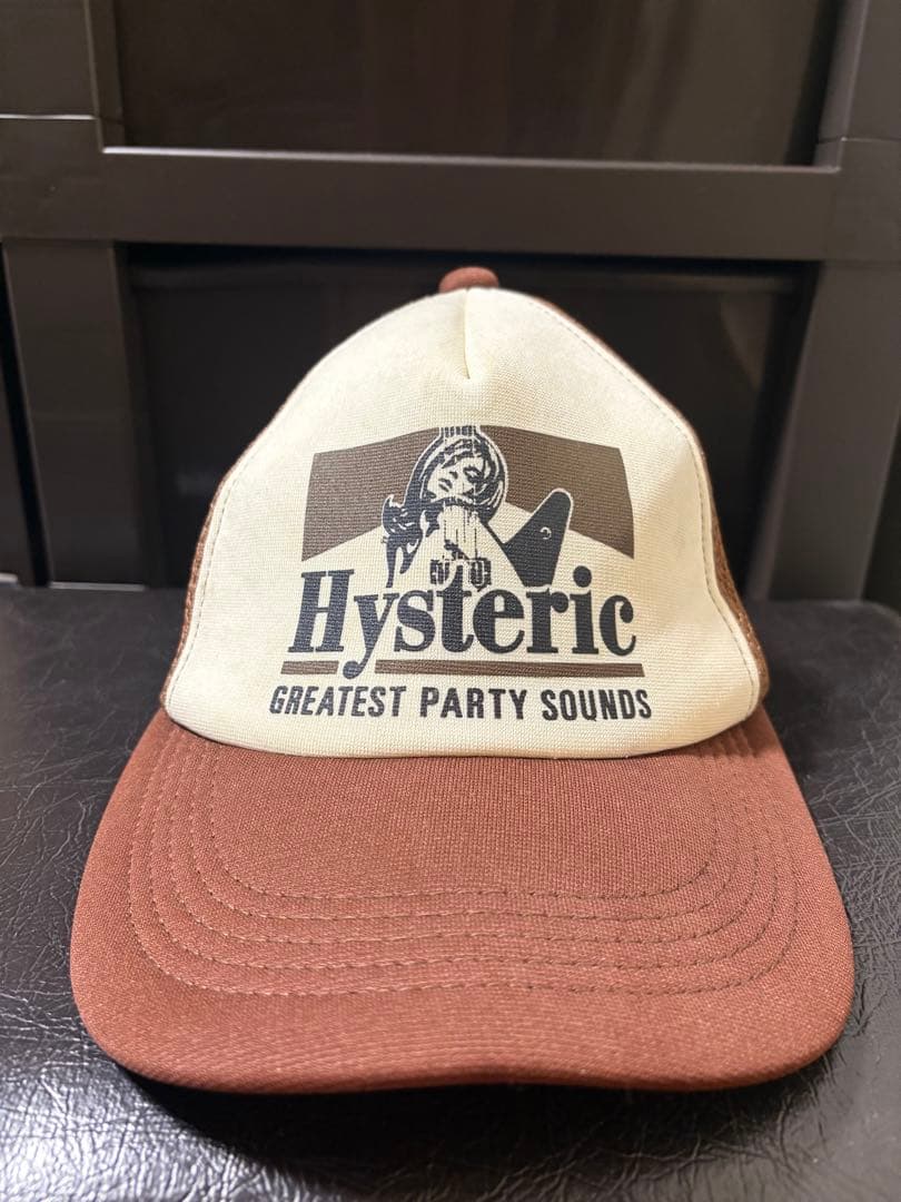 Hysteric メッシュキャップ アイボリー/ブラウン